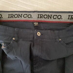 Iron Co navy men's pants, 38/30